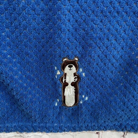 Zak & Zoey Baby Security Blanket Lovey Blue Bear “hug Me” - Picture 2 of 4